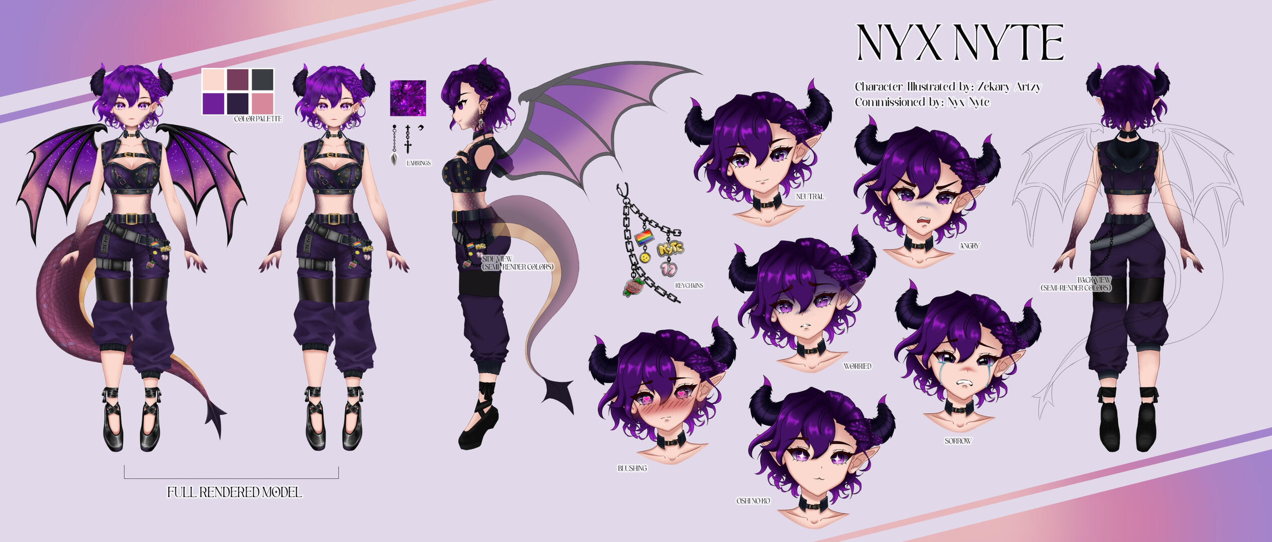 Reference Sheet by: Artist